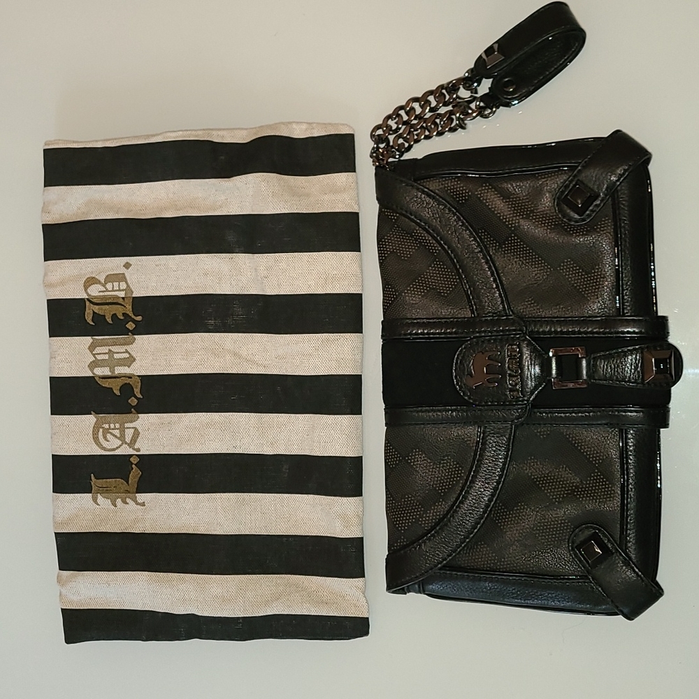 L.A.M.B. by Gwen Stefanie leather clitch - used